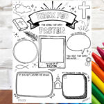 Pastor Appreciation Coloring Page For Kids: Printable Thank You Pertaining To Free Printable Pastor Appreciation Cards