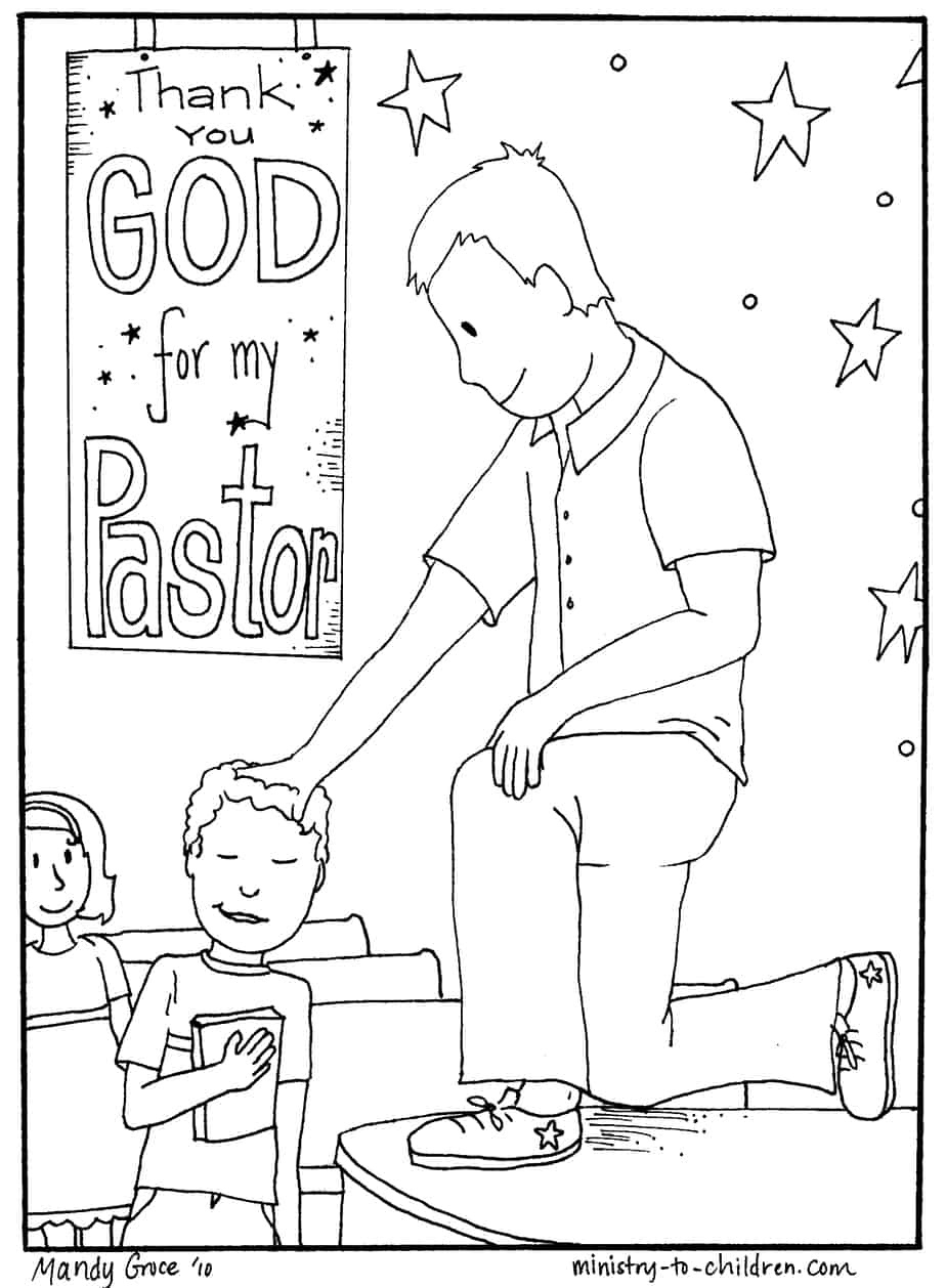 Pastor Appreciation Coloring Page - Free Printable Pdf Thank You for Free Printable Pastor Appreciation Cards