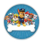 Paw Patrol Round Image With Regard To Paw Patrol Label Printable
