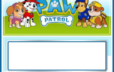 Paw Patrol Thank You Tags Printable Free with Paw Patrol Label Printable