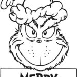 Pinvicki Whitney On Coloring | Grinch Coloring Pages Within Free Printable Grinch Face Template