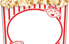 Popcorn Label Printable - Printable Party Favors for Popcorn Label Printable Free
