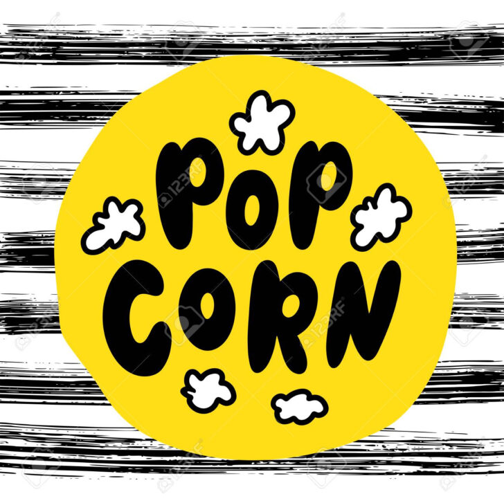 Popcorn Label Printable Free