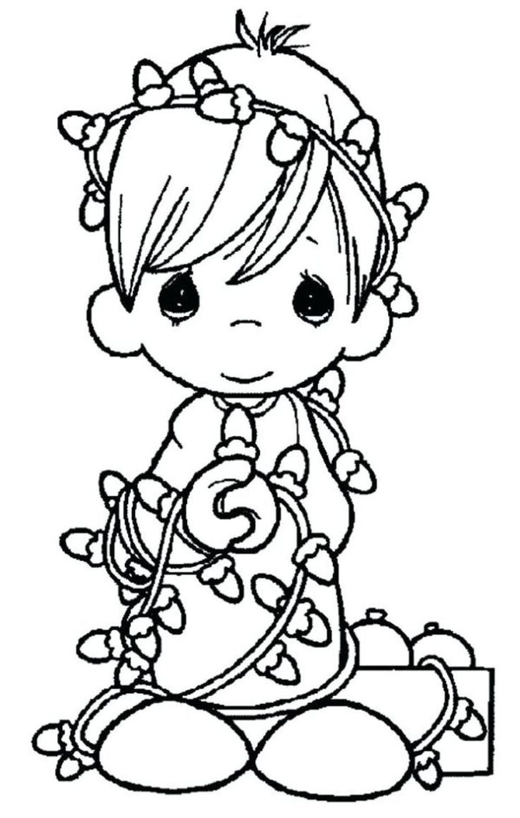 Free Printable Coloring Pages Precious Moments