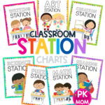 Preschool Classroom Printables & Charts   Preschool Mom Intended For Free Printable Classroom Labels For Preschoolers