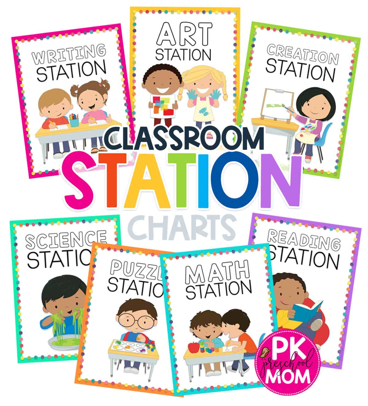 Preschool Classroom Printables &amp;amp; Charts - Preschool Mom intended for Free Printable Classroom Labels For Preschoolers