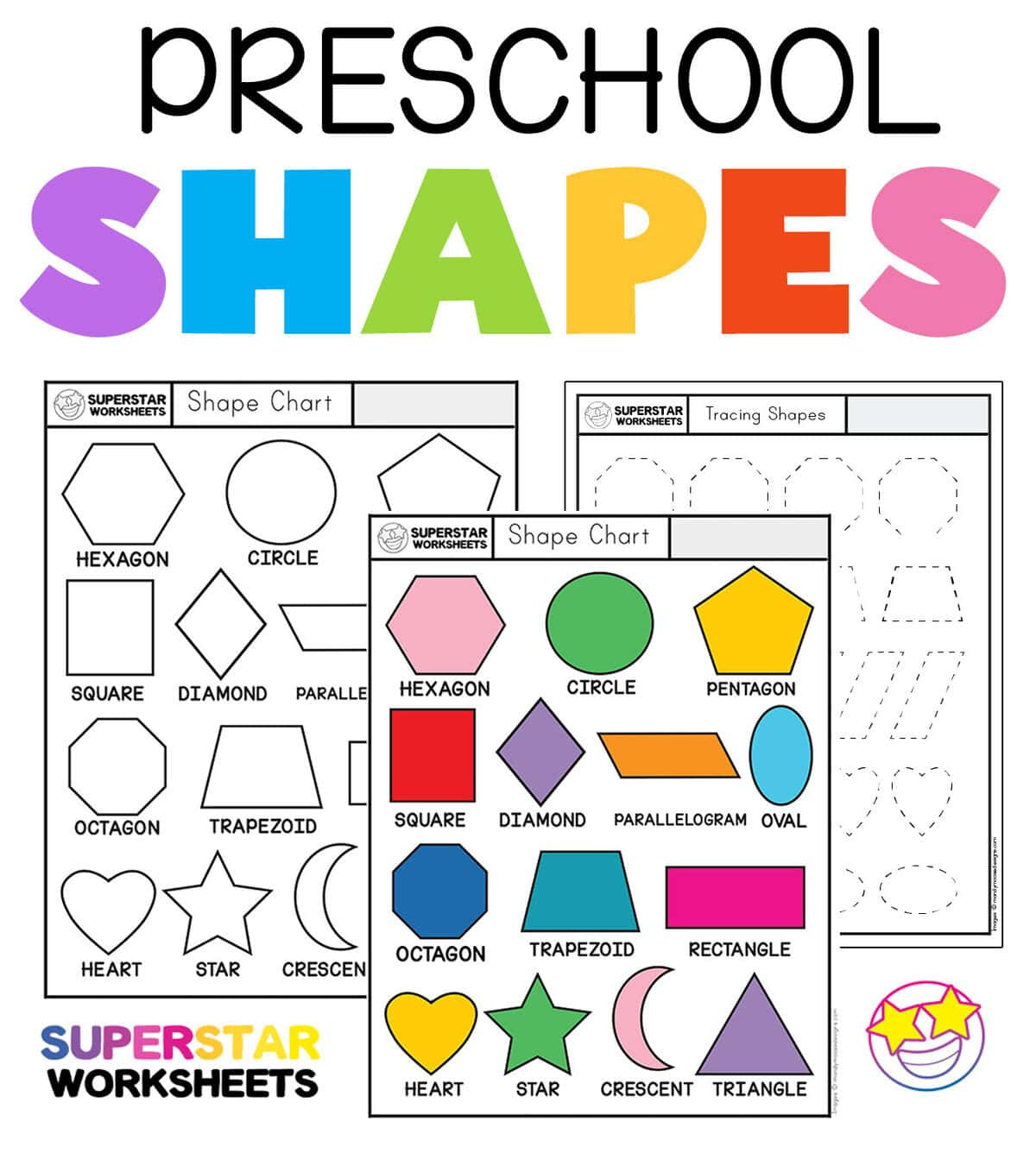 Preschool Shapes Worksheets - Superstar Worksheets with regard to Free Printable Shapes For Preschool
