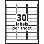 Print Address Labels Officeworks Inside Free Printable Label Templates 30 Per Sheet