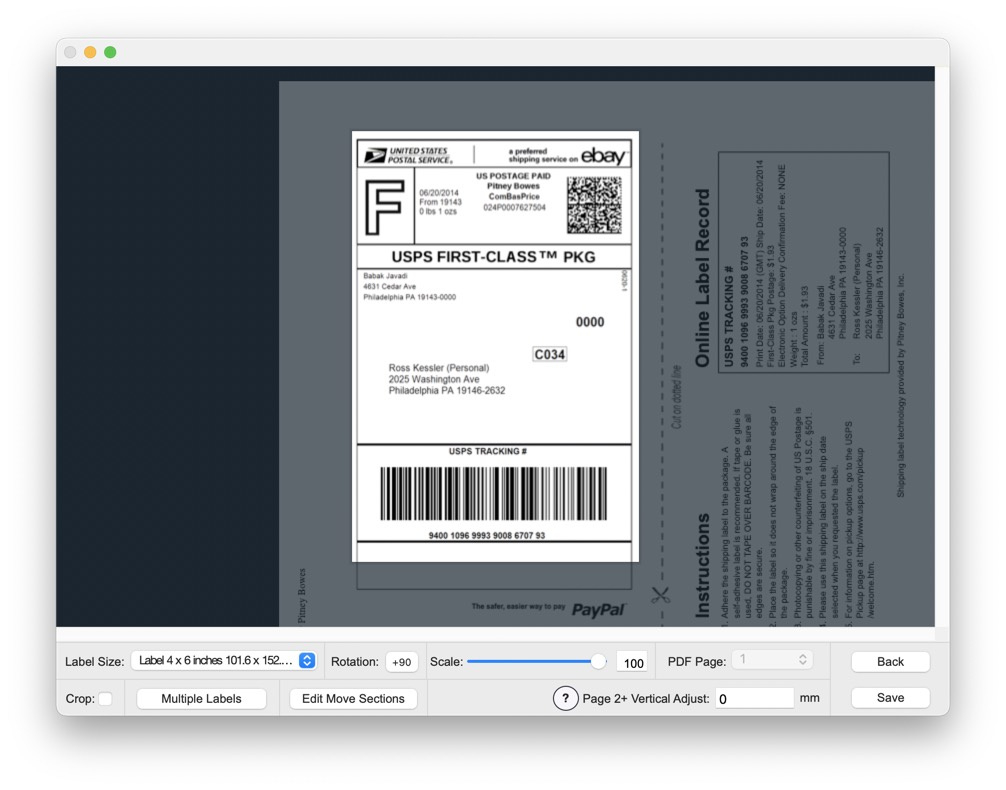 Print Shipping Labels Directly From The Ebay Website To Your within Ebay Return Label Printable