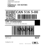 Print Ups Shipping Labels With Thermal Printers From Woocommerce Regarding UPS Printable Label
