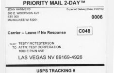 Print Usps Package Label regarding Usps Printable Label