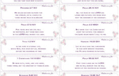 Printable 365 Bible Verses Of Encouragement For Jar Gift inside Free Printable 365 Bible Verses Printable