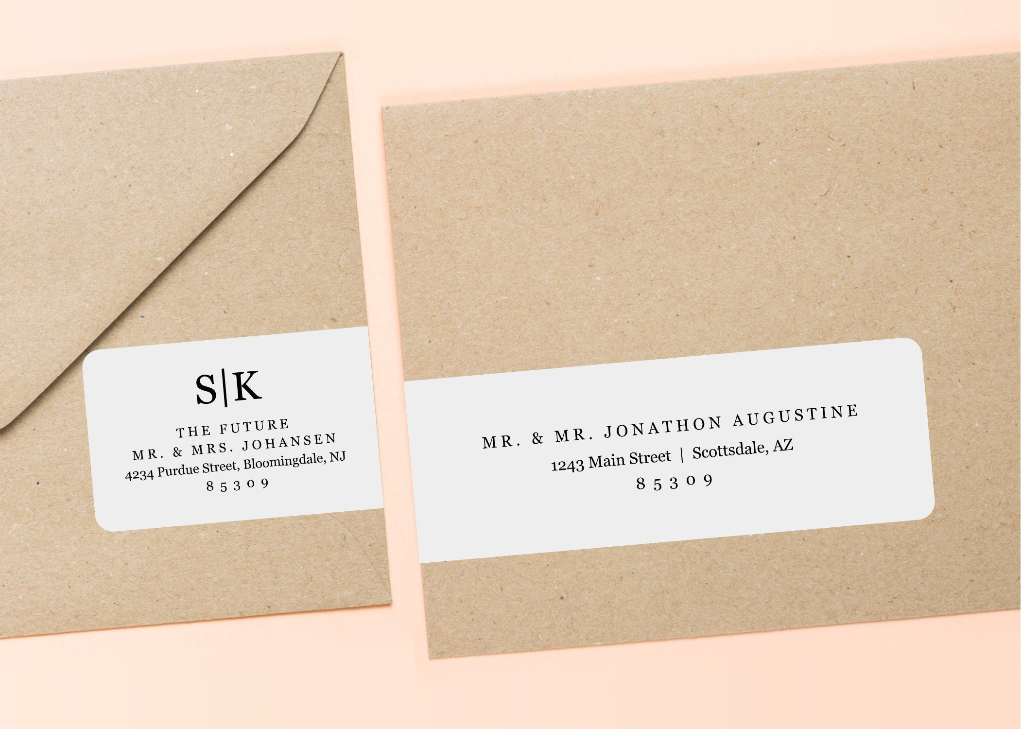 Printable Address Template For Envelope Wraparound Labels intended for Printable Address Labels For Envelopes