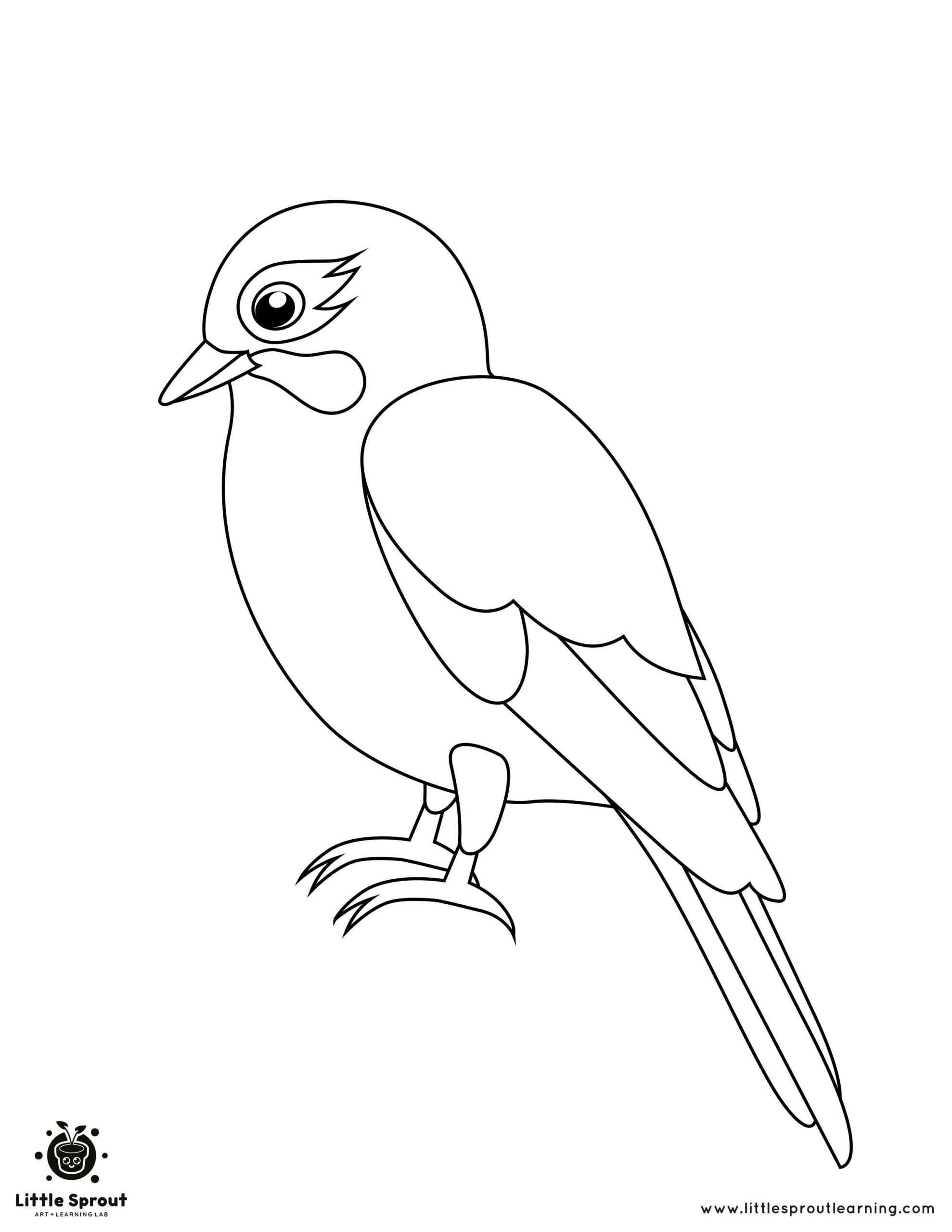 Printable Bird Colouring Pages For Your Child throughout Free Printable Pictures of Birds to Color