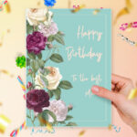 Printable Birthday Card For Mom With Peony Template Editable Online Throughout Free Printable Birthday Cards For Mother