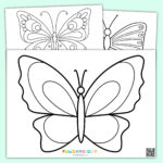 Printable Butterfly Template And Coloring Pages For Preschool Throughout Free Printable Butterfly Pictures To Print