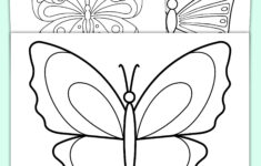 Printable Butterfly Template And Coloring Pages For Preschool throughout Free Printable Butterfly Pictures to Print