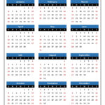 Printable Calendar 2026 One Page With Holidays (Single Page) 2026 With Regard To Free Printable 2026 Yearly Calendar Printable