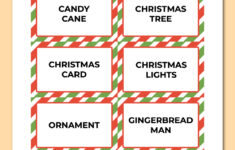 Printable Christmas Charades - Chevron Lemon pertaining to Free Printable Christmas Charades Game