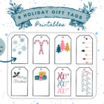 Printable Christmas Gift Tags | Holiday Tags | Set Of 16 | Instant In Printable Xmas Gift Labels