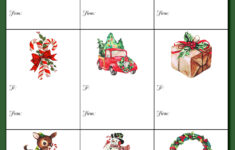 Printable Christmas Labels For Gifts intended for Free Printable Christmas To And From Labels