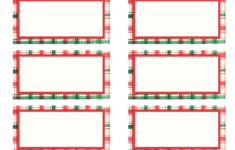 Printable Christmas Mailing Labels – Printable Party Favors intended for Free Printable Xmas Address Labels