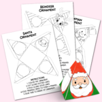 Printable Christmas Ornaments   Kara Creates Within Free Printable Printable Christmas Templates