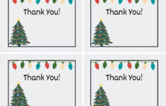 Printable Christmas Thank You Cards For Teachers, Students, Or regarding Free Printable Thank You Cards For Christmas