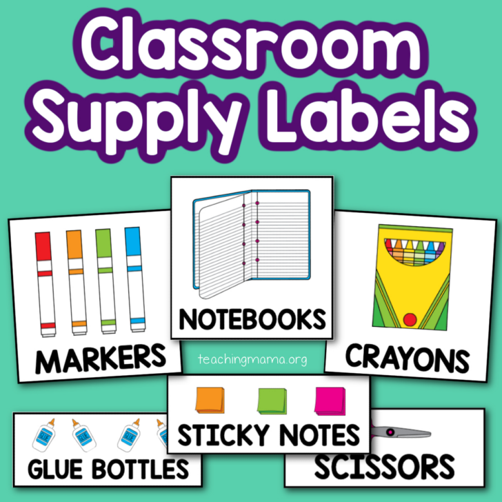 Classroom Labels Free Printable