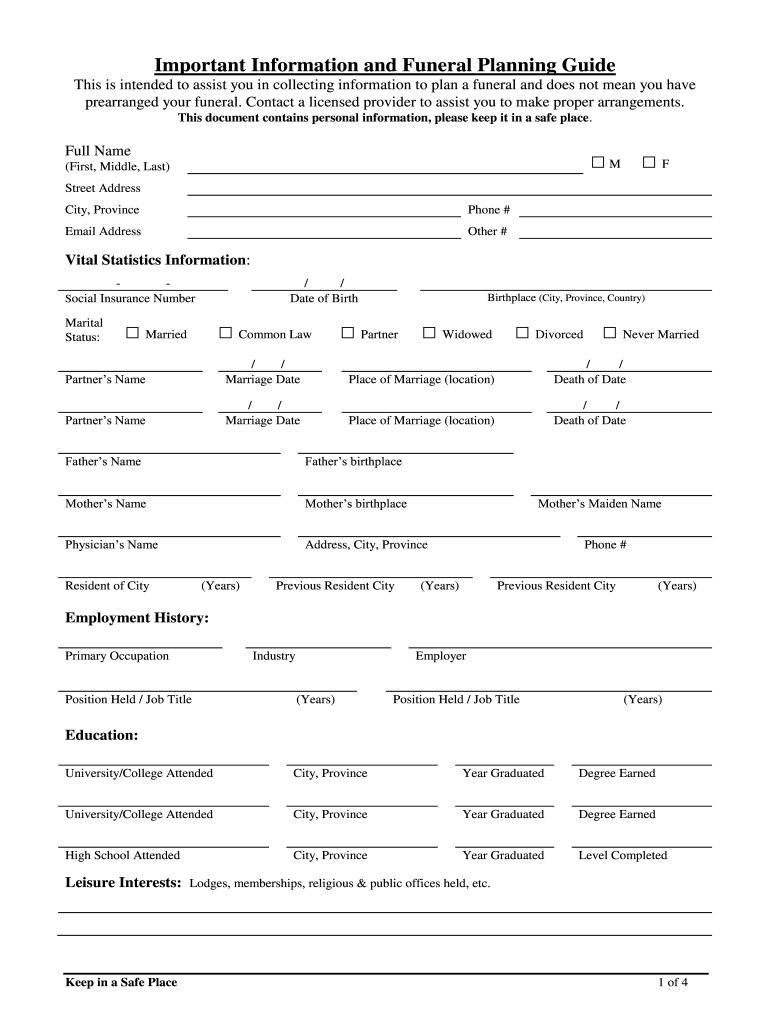 Printable Funeral Planning Checklist - Printable Bingo Cards within Free Printable Funeral Planning Guide