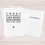Printable Funny Anniversary Card For Him Husband Instant Download In Free Printable Funny Anniversary Cards