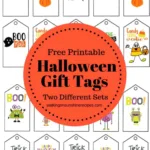 Printable Halloween Gift Tags   Walking On Sunshine Recipes Throughout Printable Halloween Treat Bag Labels