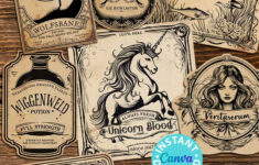 Printable Harry Potter Potion Labels Just Like Hogwarts pertaining to Harry Potter Potion Labels Printable Free