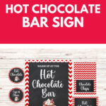 Printable Hot Chocolate Bar Inside Free Printable Hot Chocolate Bar Labels