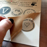 Printable Kraft Paper Sticker Sheets (Free Set Of Designs Intended For Printable Kraft Paper Labels
