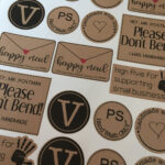 Printable Kraft Paper Sticker Sheets (Free Set Of Designs Pertaining To Printable Kraft Paper Labels