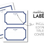 Printable Labels In Every Size!   The Homes I Have Made Inside Printable Labels For Storage Bins