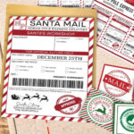 Printable North Pole Shipping Label In Free Printable Santa Shipping Label