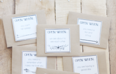 Printable “Open When” Envelope Labels For Long Distance intended for Free Printable Open When Letters Labels