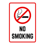 Printable Pdf 2 Pack No Smoking Signs (4X4")   Acrylic With 3M Inside Free Printable No Smoking Signage