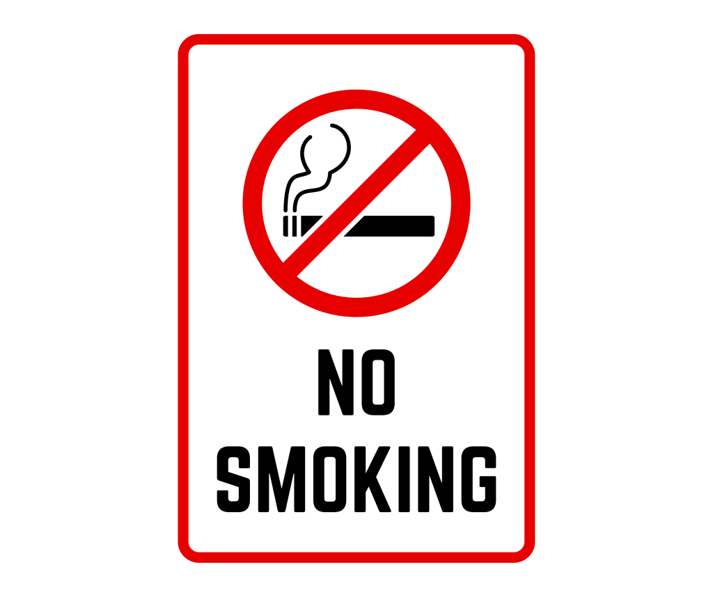 Printable Pdf 2-Pack No Smoking Signs (4X4&amp;quot;) - Acrylic With 3M inside Free Printable No Smoking Signage