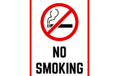 Printable Pdf 2-Pack No Smoking Signs (4X4") - Acrylic With 3M within Free Printable No Smoking Signs