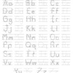 Printable Preschool Tracing Worksheets: Alphabet Throughout Free Printable Tracing Alphabet Letters