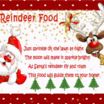 Printable Reindeer Food Label: Christmas Snack Bag Toppers Throughout Reindeer Food Labels Printable