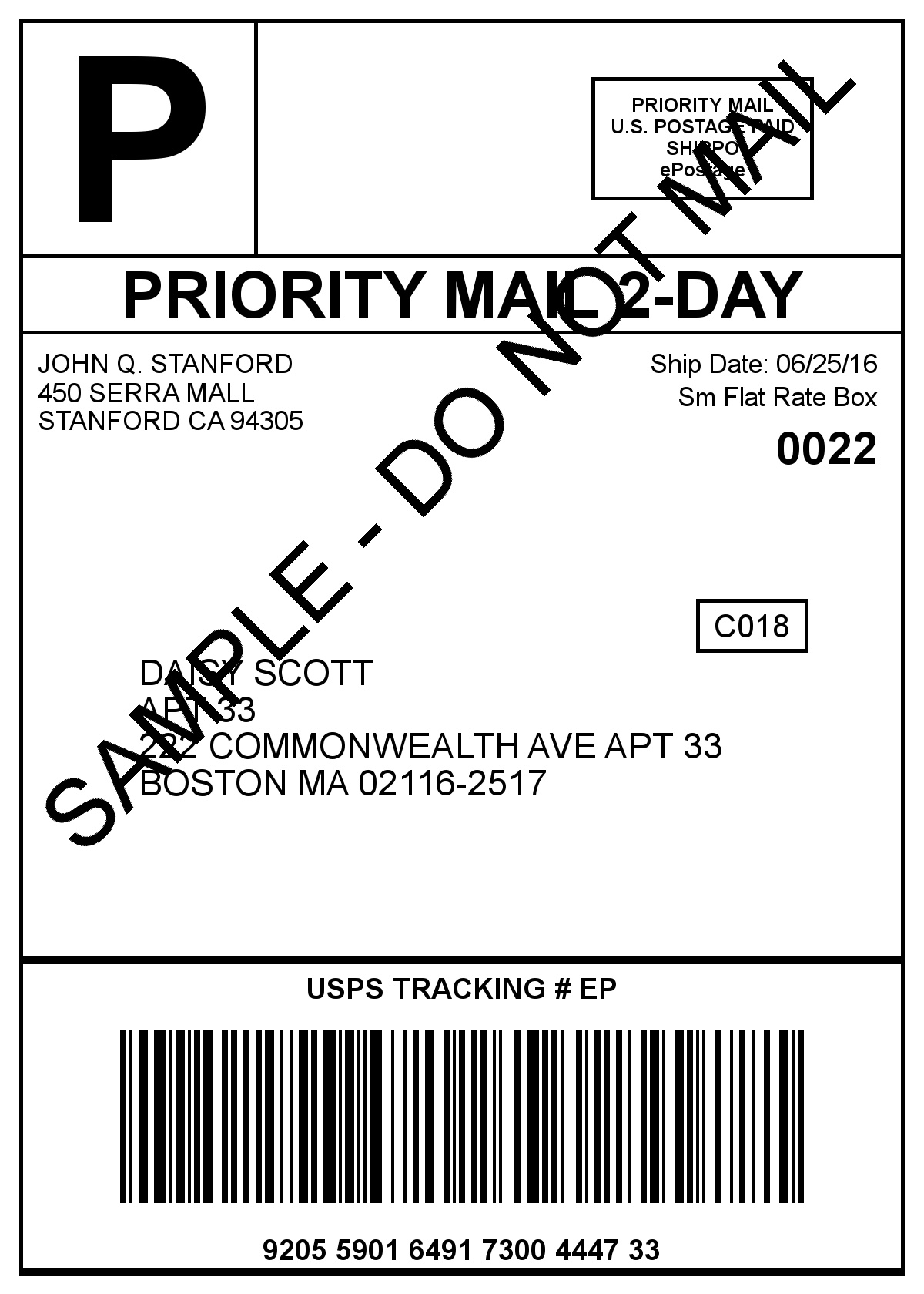 Printable Shipping Label - Printable Party Favors with Usps Priority Mail Label Printable