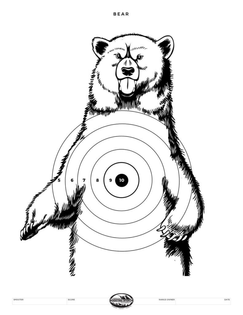 Printable Shooting Targets And Gun Targets • Nssf regarding Free Printable Targets For Shooting