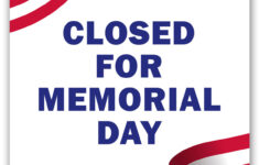 Printable-Sign-Closed-Memorial-Day-Example-8 - Mom Envy within Free Printable Memorial Day Closed Signs