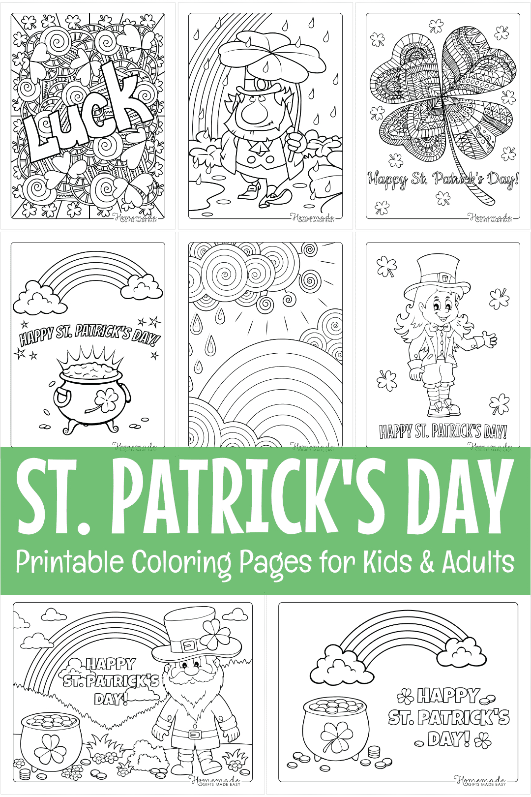 Printable St Patrick&amp;#039;S Day Coloring Pages (Free Pdf) intended for Free Printable St Patrick Day