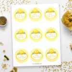 Printable Sugar Scrub Labels  Lemon Regarding Sugar Scrub Printable Label