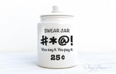 Printable Swear Jar - Etsy Canada for Swear Jar Label Printable